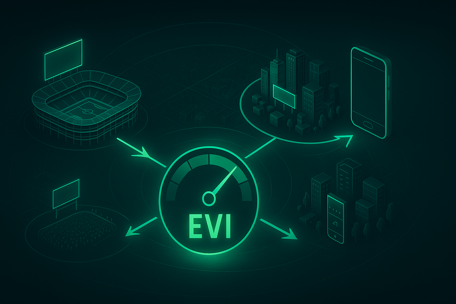 Visual del modelo de CPM único basado en EVI